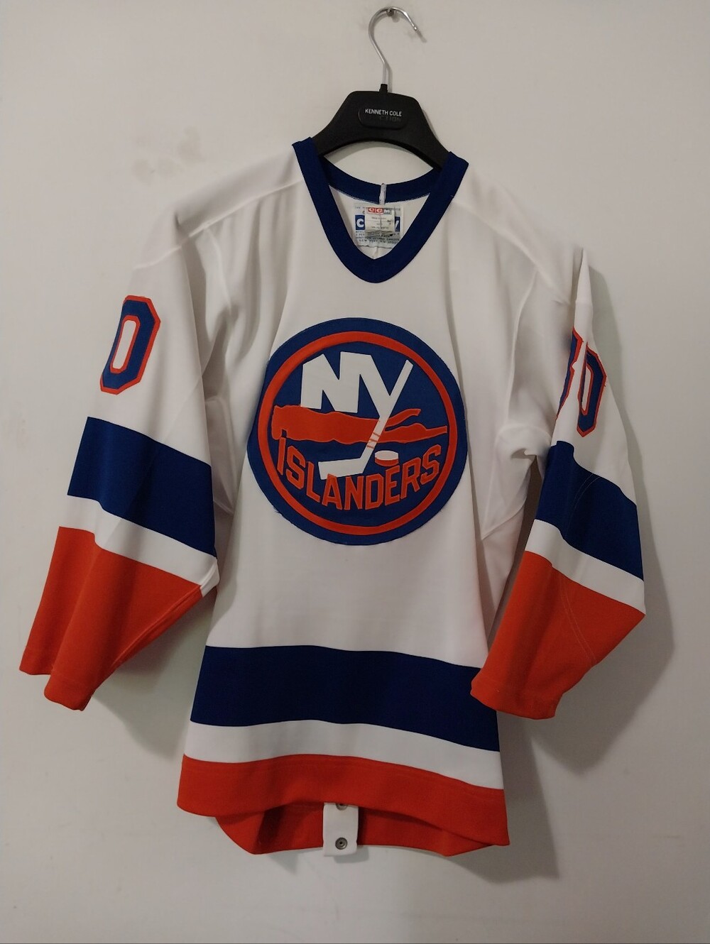 Ccm Gerry Cosby Vtg. 80's Ny Islanders Kelly Hrudey Authentic Home Jersey Size M